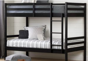 Bunk Bed  Twin over Twin  (Black or White)