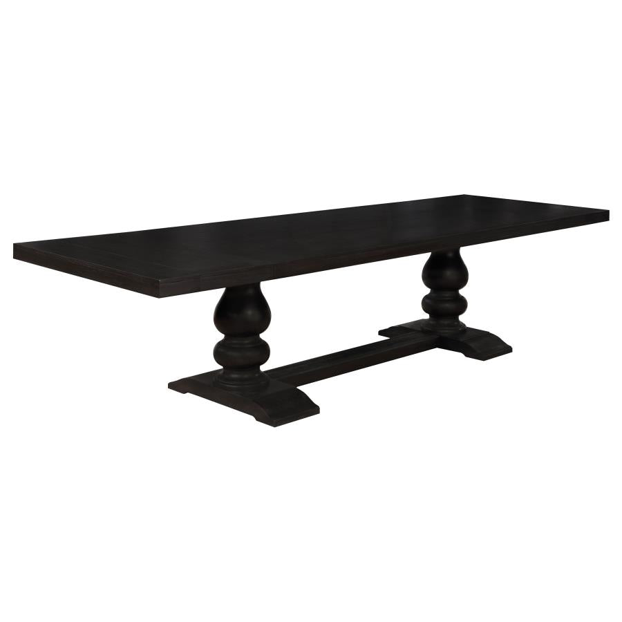 Phelps 7-piece Rectangular Dining Table Set Distressed Noir	 by Coaster