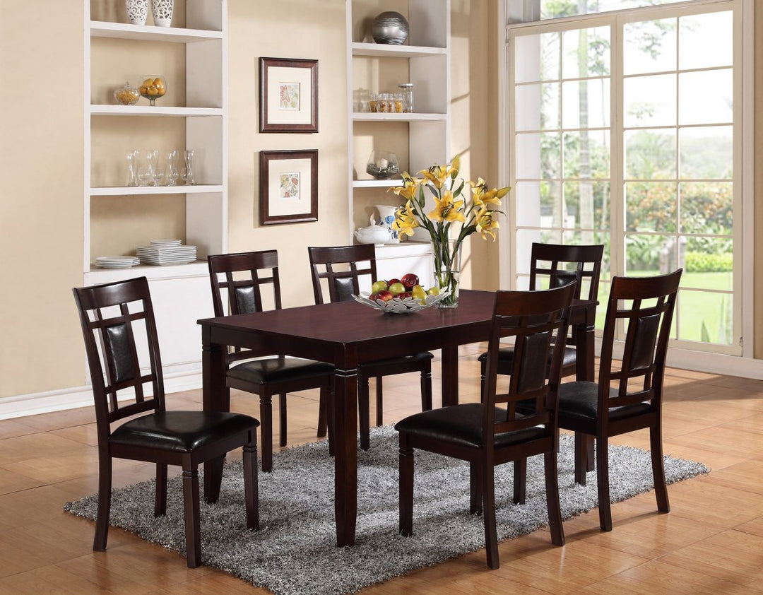PAIGE dining Group with a Table and 6 chairs by Crown Mark