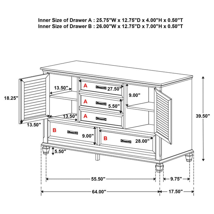 Franco Storage Platform Bedroom Set  2024