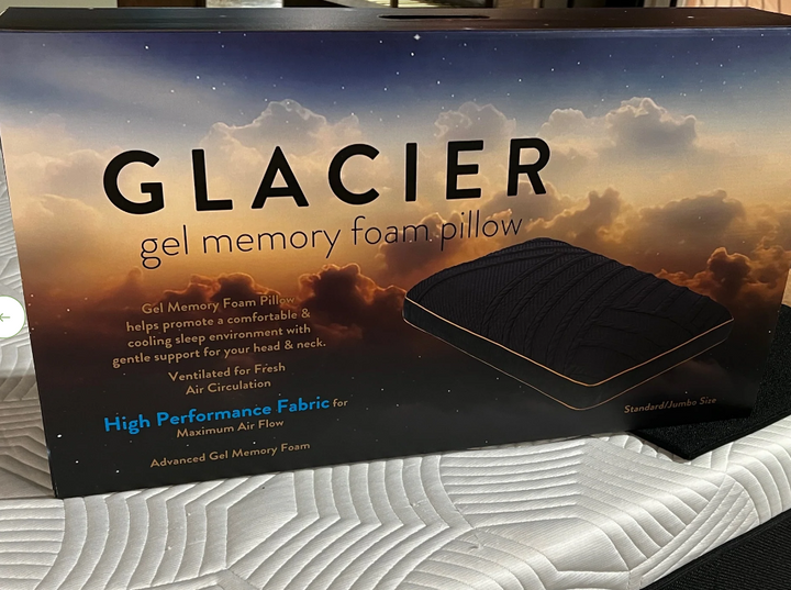 GLACIER  gel memory foam Pillow