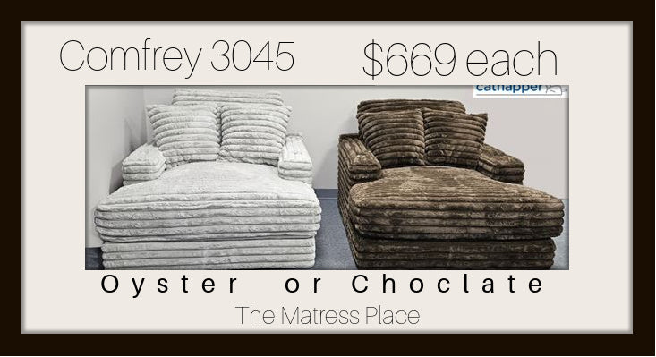Oyster or Cholate Comfrey Loveseat