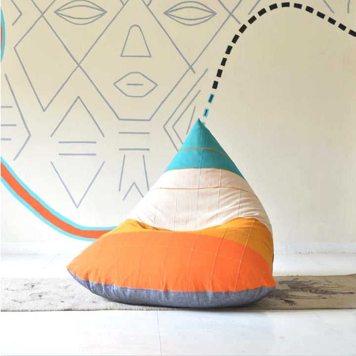 Bean Bag Chair Cover (Without Filling) | Tequila Sunrise